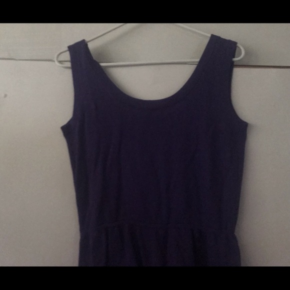 St John Knit Purple Jumper Jumpsuit sz 6 Sleeveless Knee Length Jumpsuit Summer - Picture 4 of 16